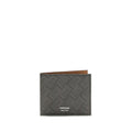Ferragamo Gray Calf Leather Bos Taurus Wallet