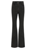 Diesel Black Cotton Slim Fit Jeans