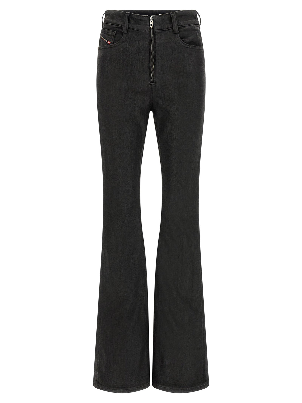 Diesel Black Cotton Slim Fit Jeans