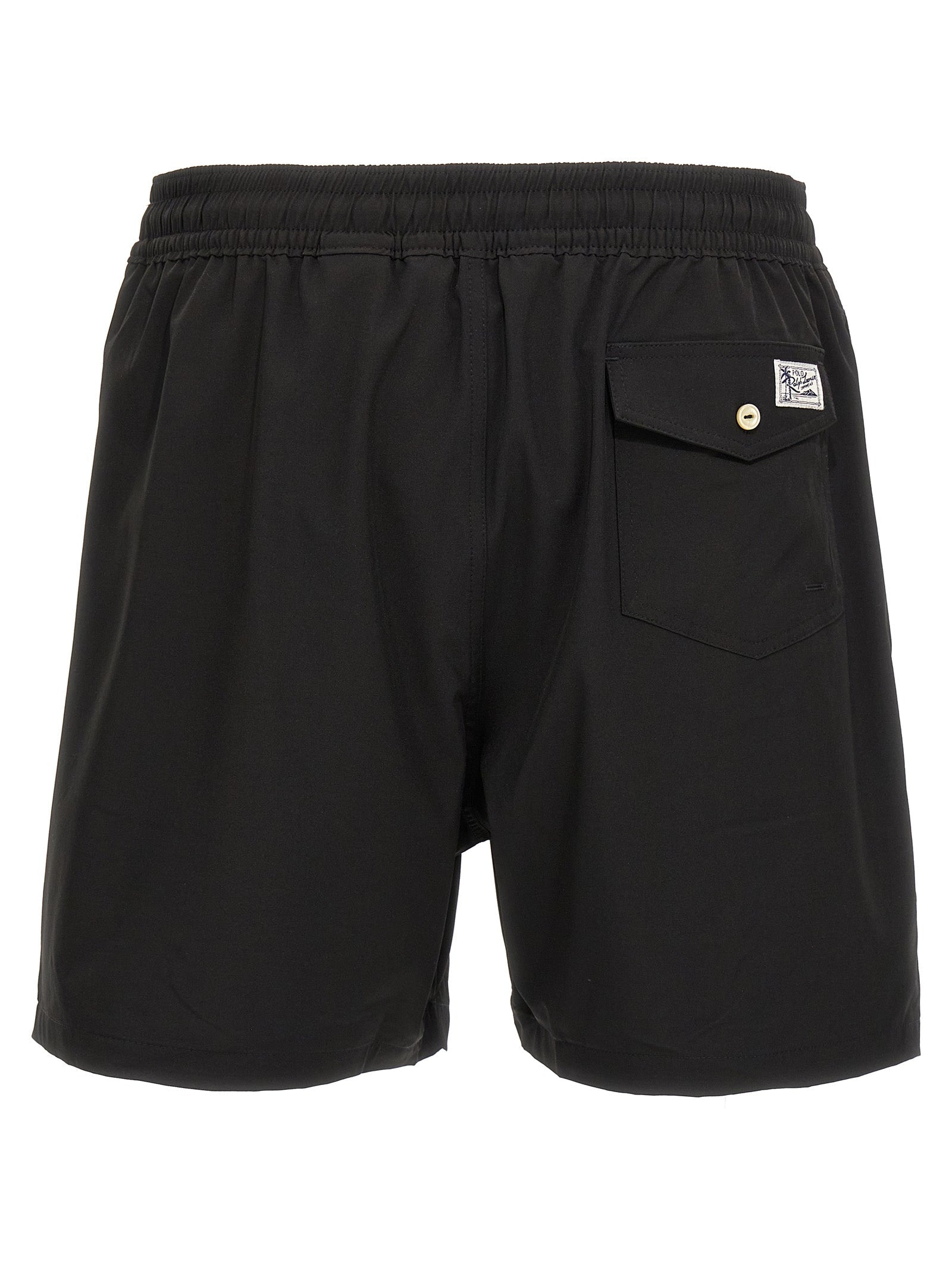Polo Ralph Lauren Black Polyester Shorts