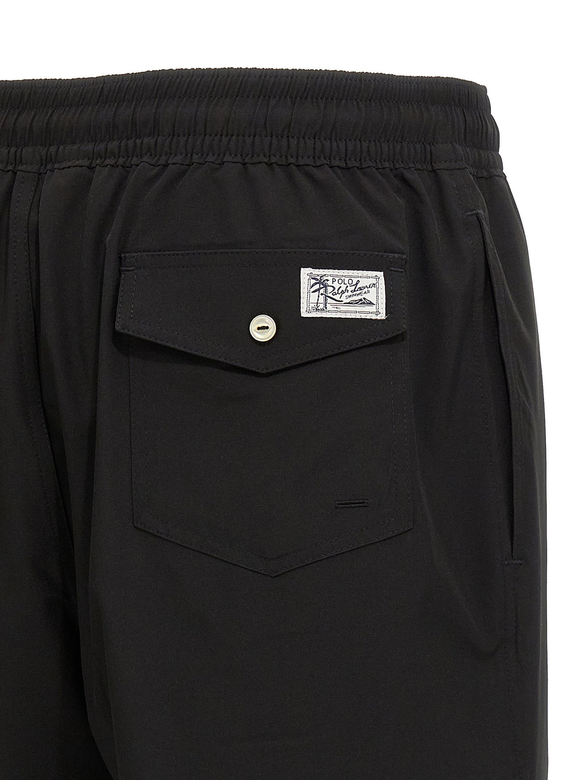 Polo Ralph Lauren Black Polyester Shorts
