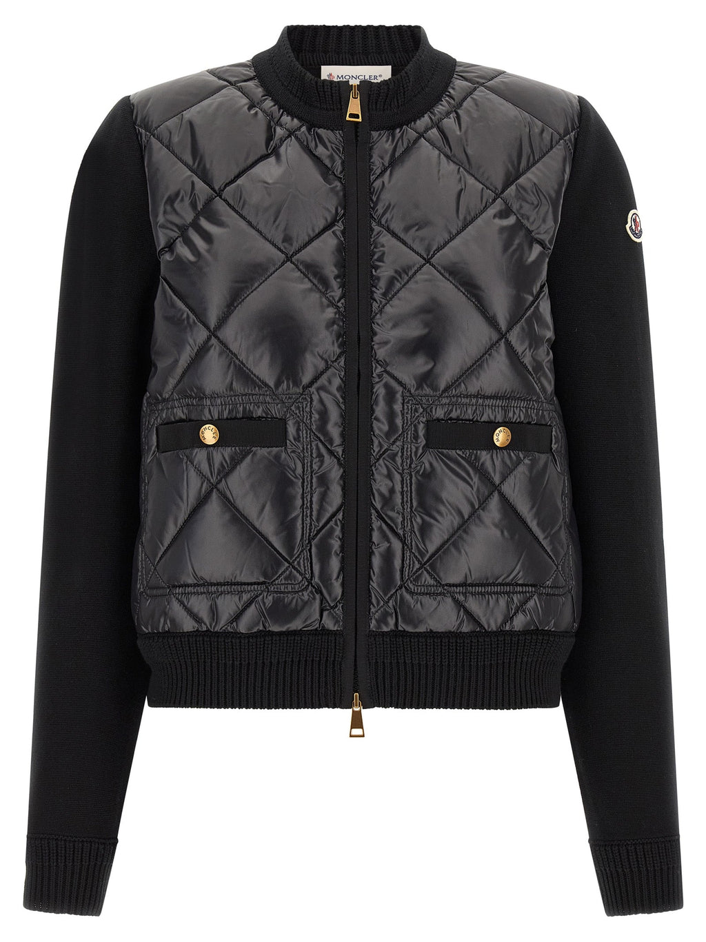 Moncler Black Polyamide Cardigan