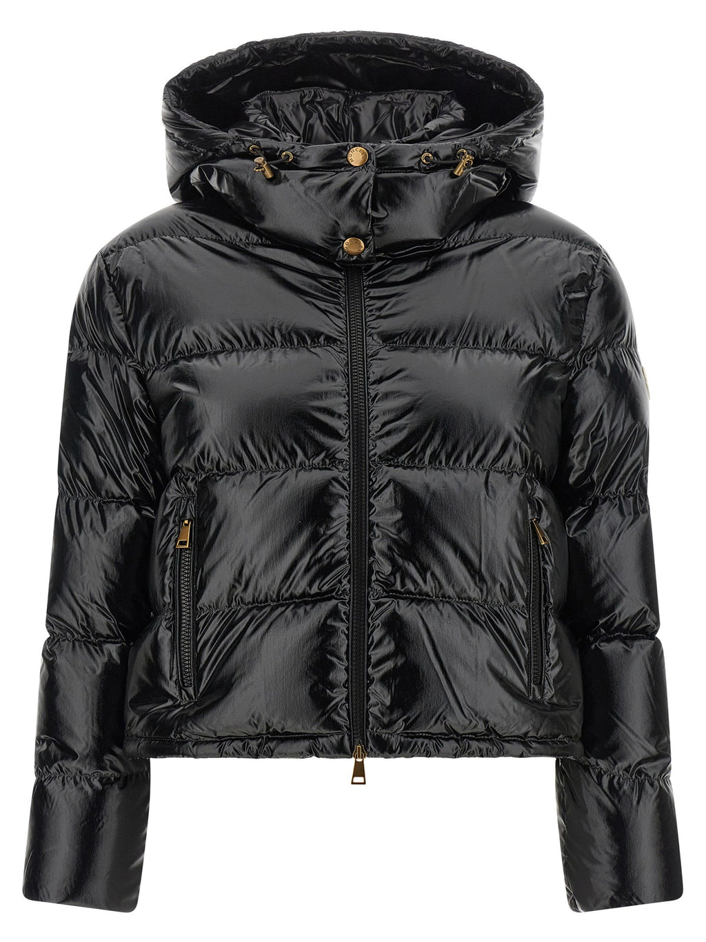Moncler Black Polyamide Full-Length Jacket