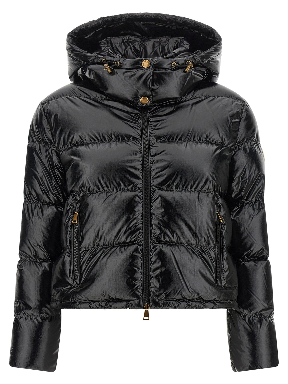Moncler Black Polyamide Full-Length Jacket