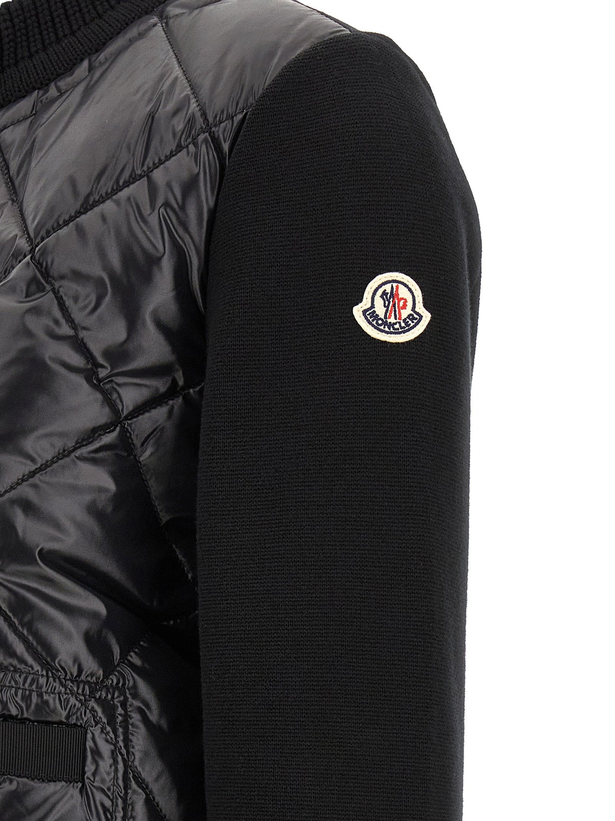 Moncler Black Polyamide Cardigan