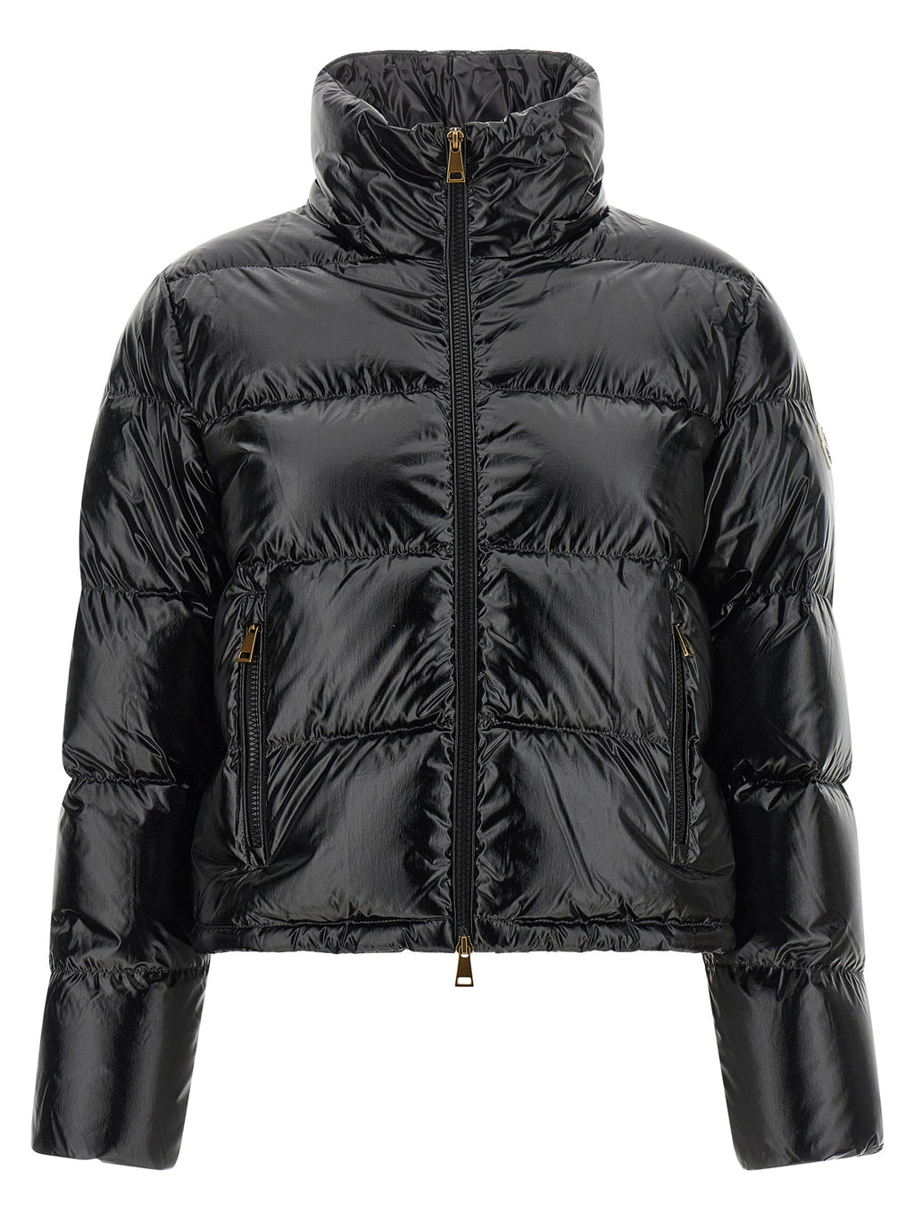 Moncler Black Polyamide Full-Length Jacket