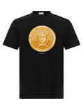 Versace Black Cotton T-Shirt