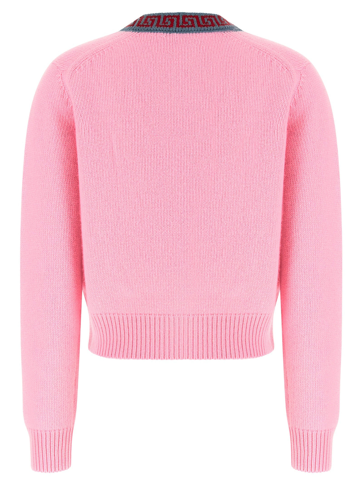 Versace Multicolor Virgin Wool Cardigan