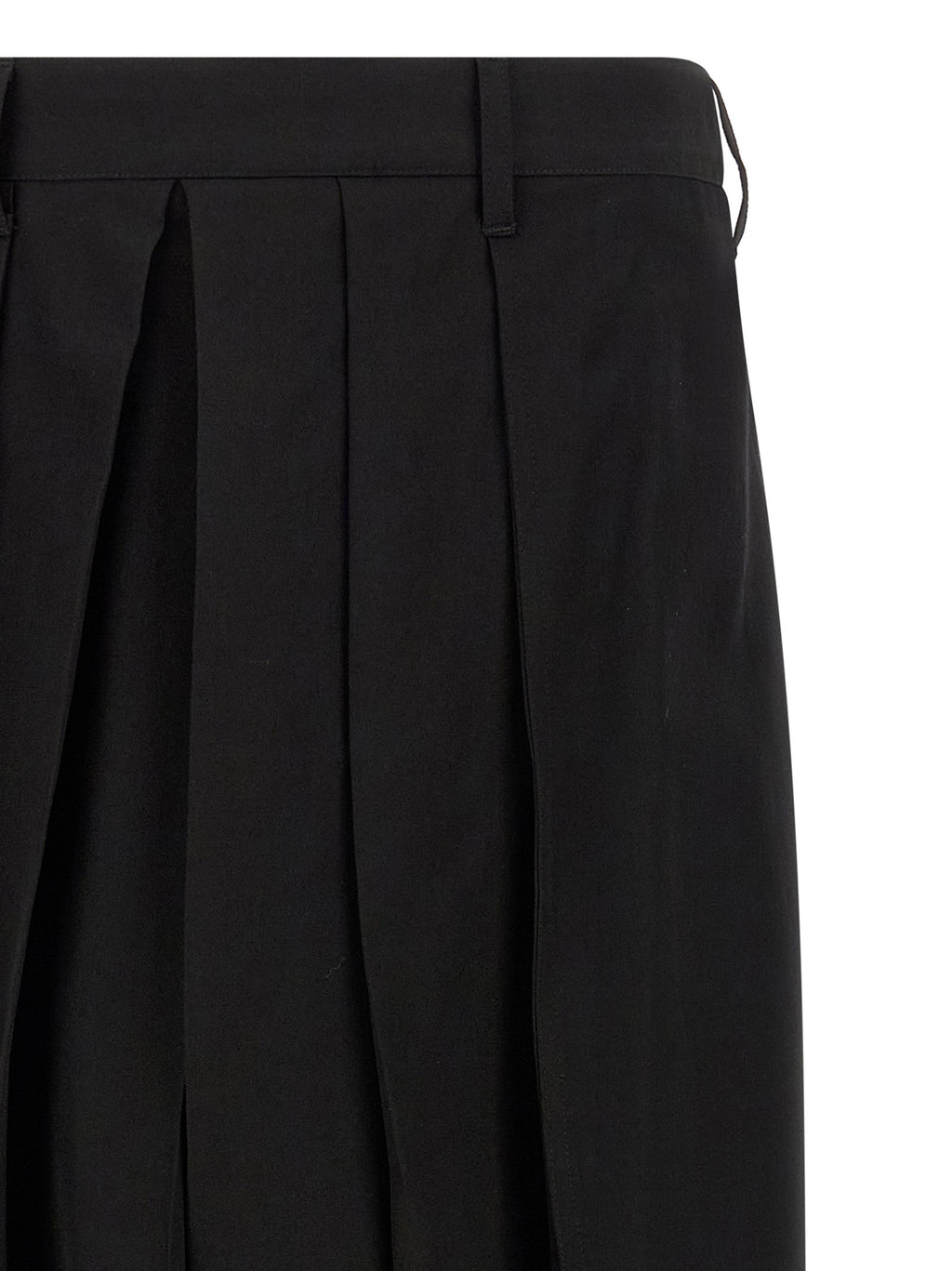 Yohji Yamamoto Black Wool Casual Pants
