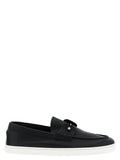 Christian Louboutin Black Calfskin Slip-On Loafers