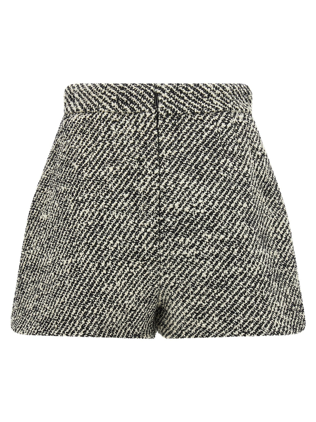 Versace Bicolor Virgin Wool Bermuda Shorts