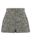 Versace Bicolor Virgin Wool Bermuda Shorts
