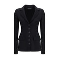 Dolce & Gabbana Black Wool Oves Aries Full-Length Jacket