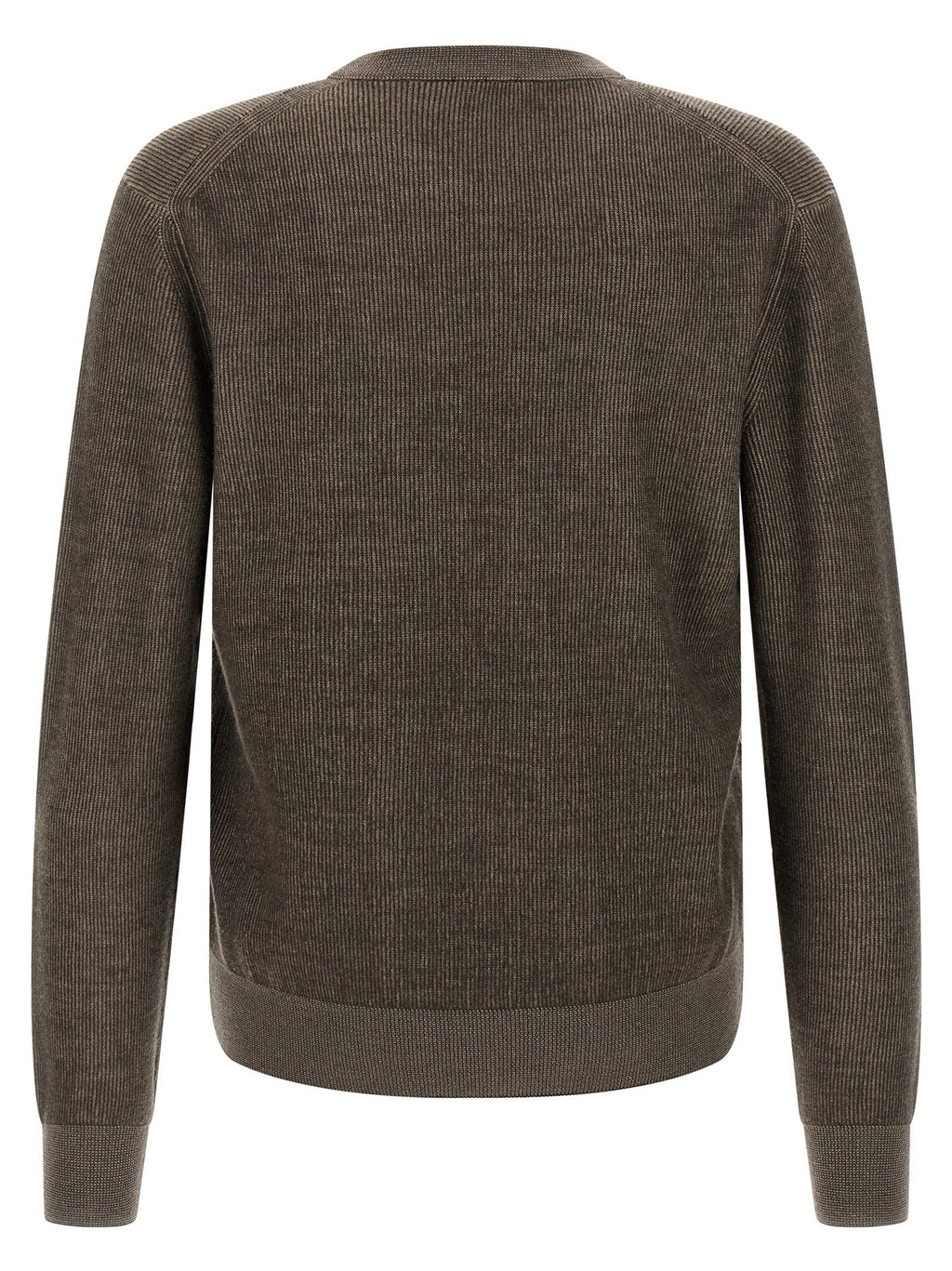 Brioni Brown Cashmere Cardigan