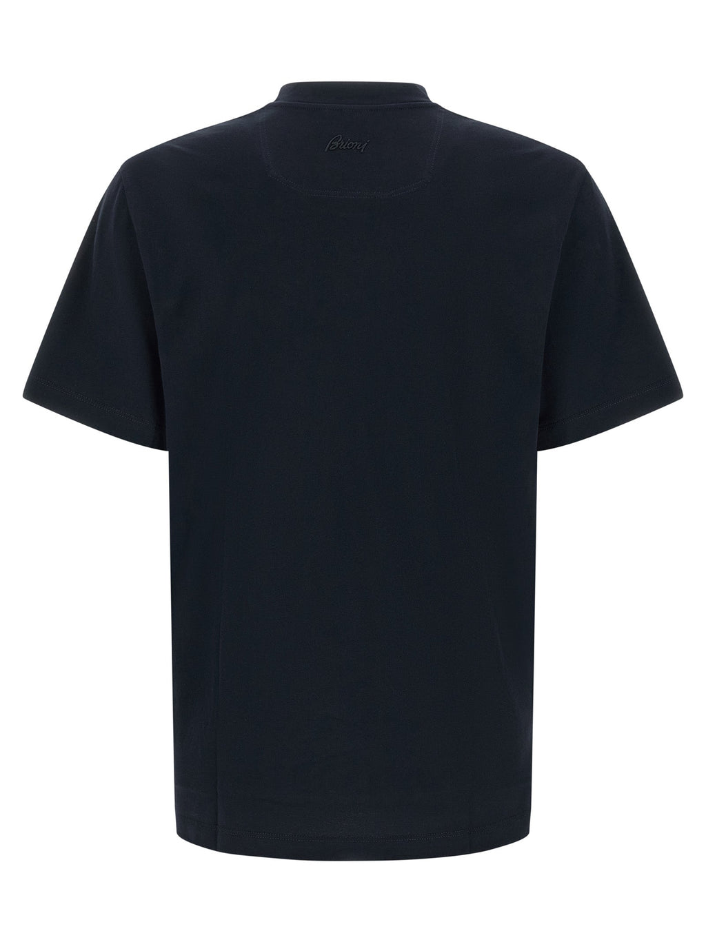 Brioni Blue Cotton T-Shirt
