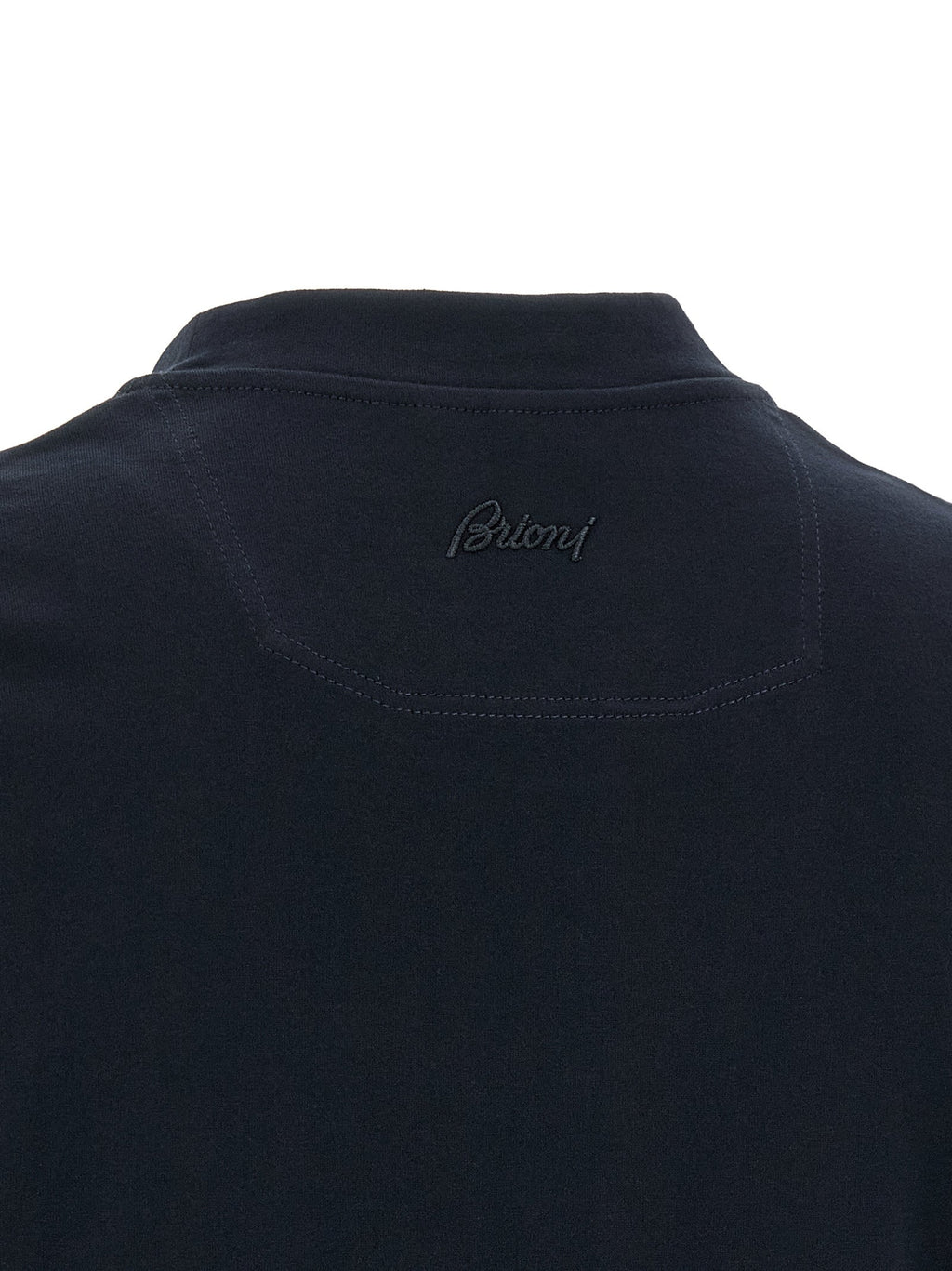 Brioni Blue Cotton T-Shirt