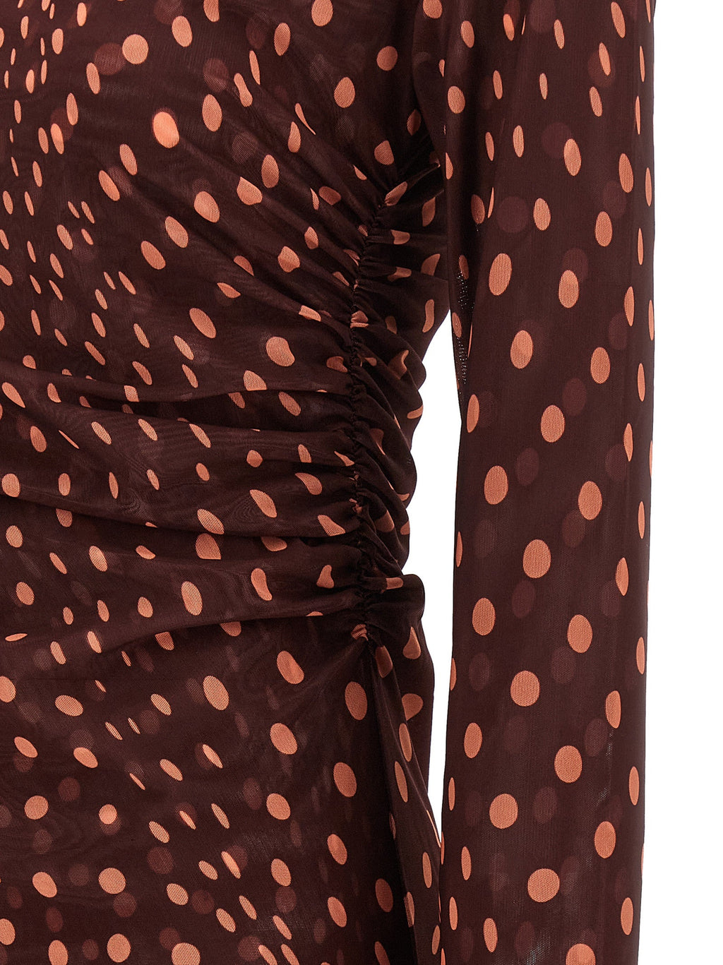 Stella McCartney Bordeaux Polyamide Long Dress