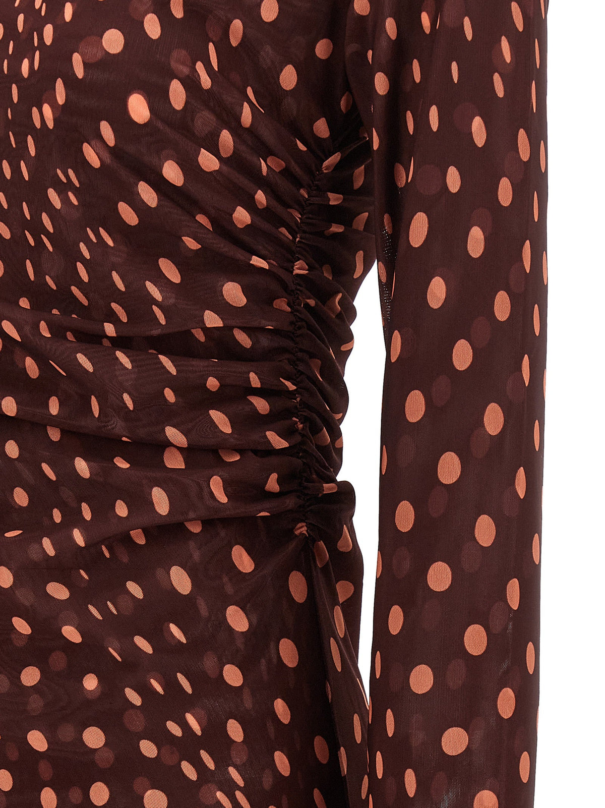 Stella McCartney Bordeaux Polyamide Long Dress