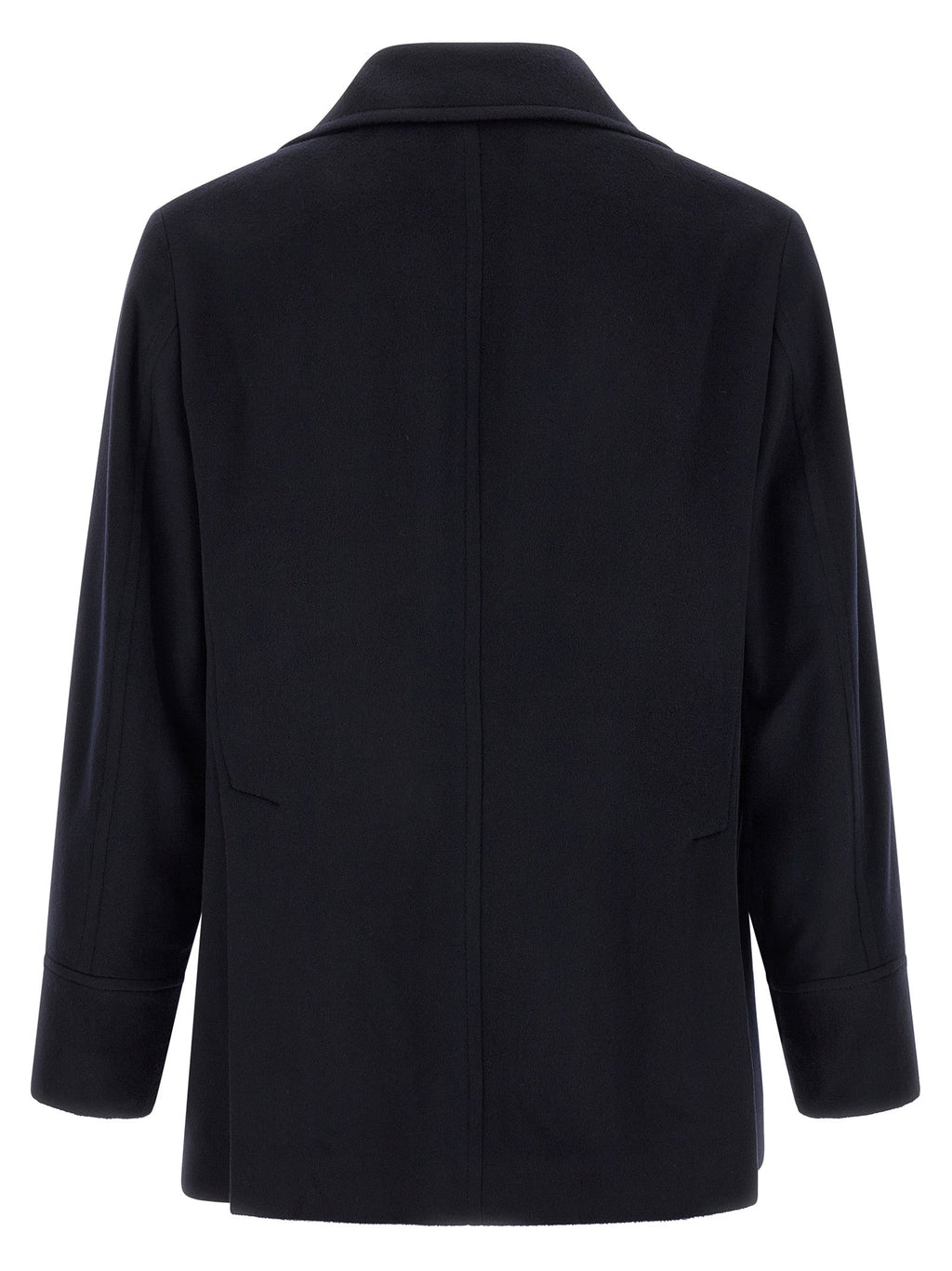 Brunello Cucinelli Blue Virgin Wool Coat