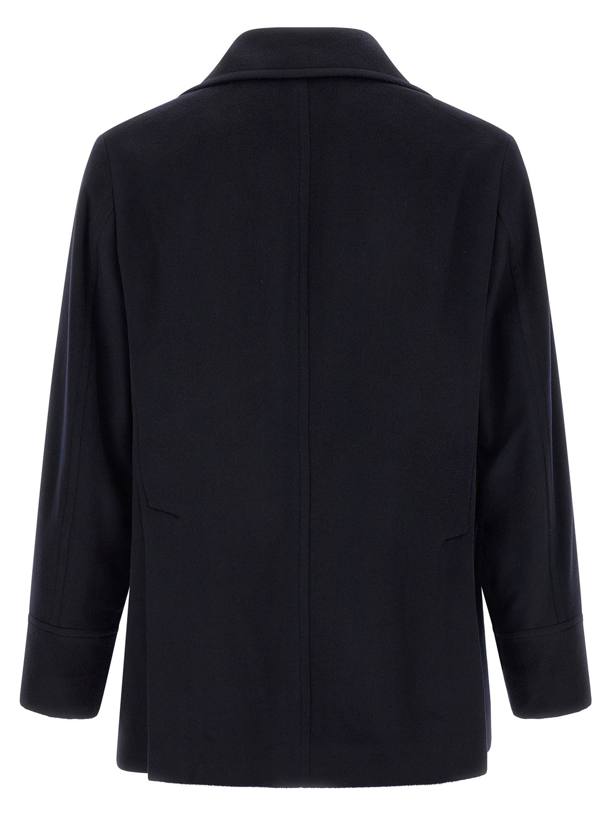 Brunello Cucinelli Blue Virgin Wool Coat