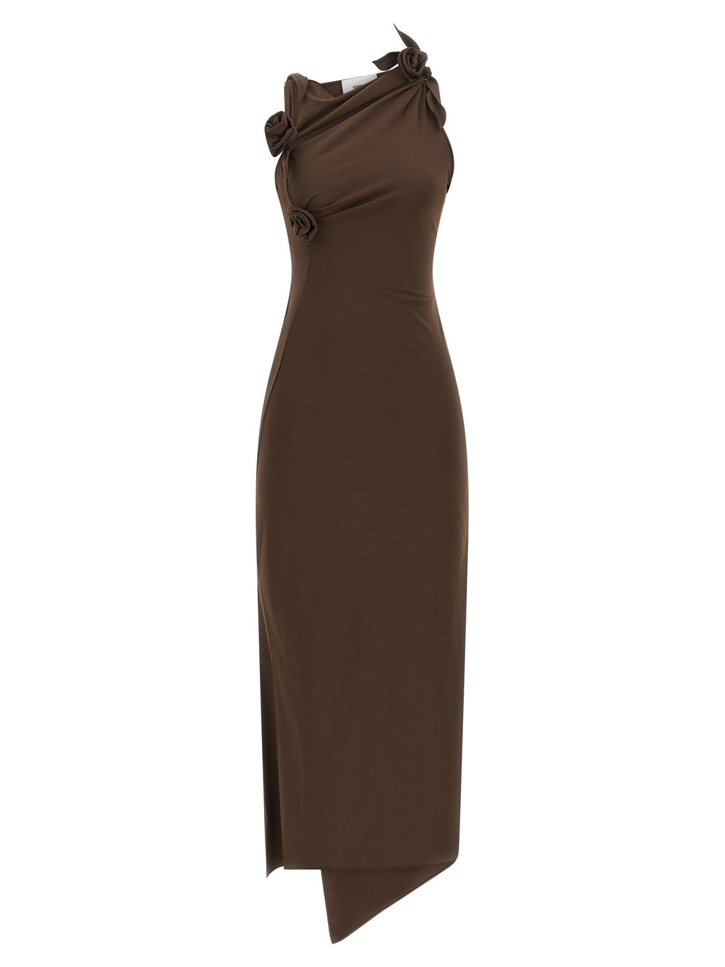 Coperni Brown Recycled Polyamide Long Dress