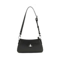 Vivienne Westwood Black Calf Leather Bos Taurus Shoulder Bag