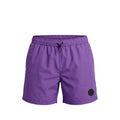 Purple Polyester Men Swim Short