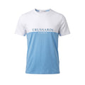 Light Blue Cotton Men T-Shirt