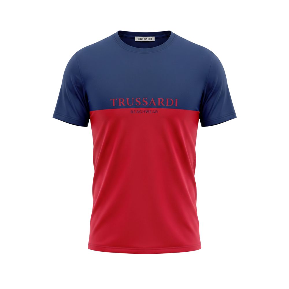 Red Cotton Men T-Shirt