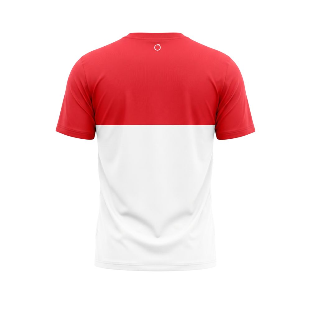 White Polyester Men T-Shirt