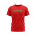Red Cotton Men T-Shirt