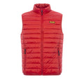 Red Polyester Men's Sleeveless Jacket