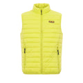Yellow Polyester Men Jacket