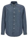 Polo Ralph Lauren Blue Cotton Blouse