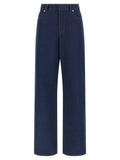 Fendi Blue Cotton Jeans Denim