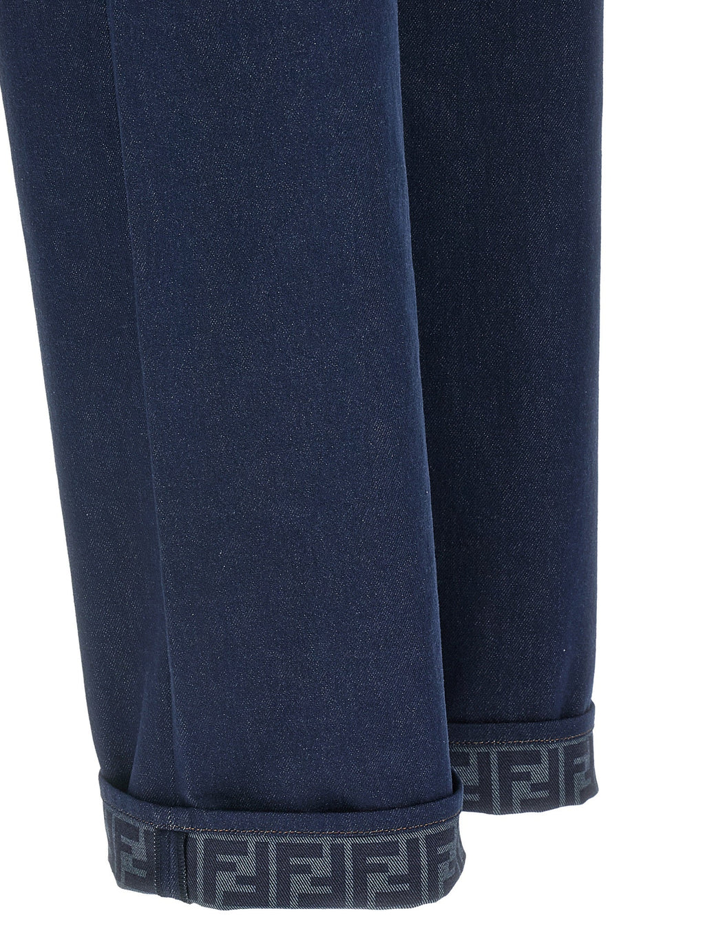 Fendi Blue Cotton Jeans Denim