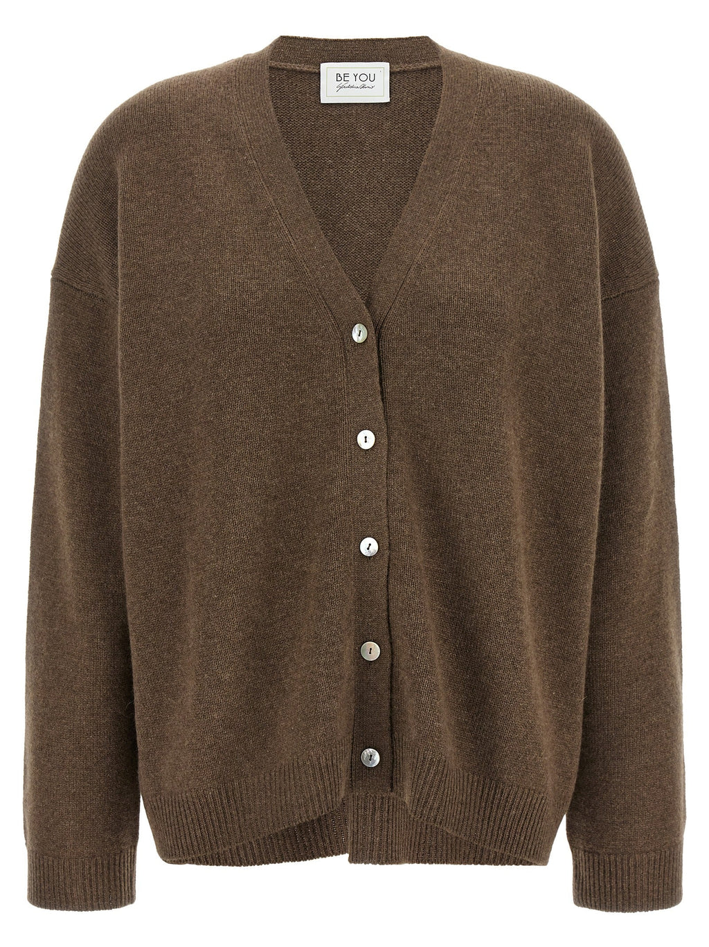 BE YOU Brown Cashmere Cardigan