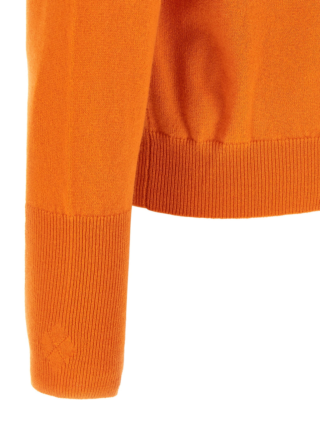 Ballantyne Orange Cashmere Cardigan