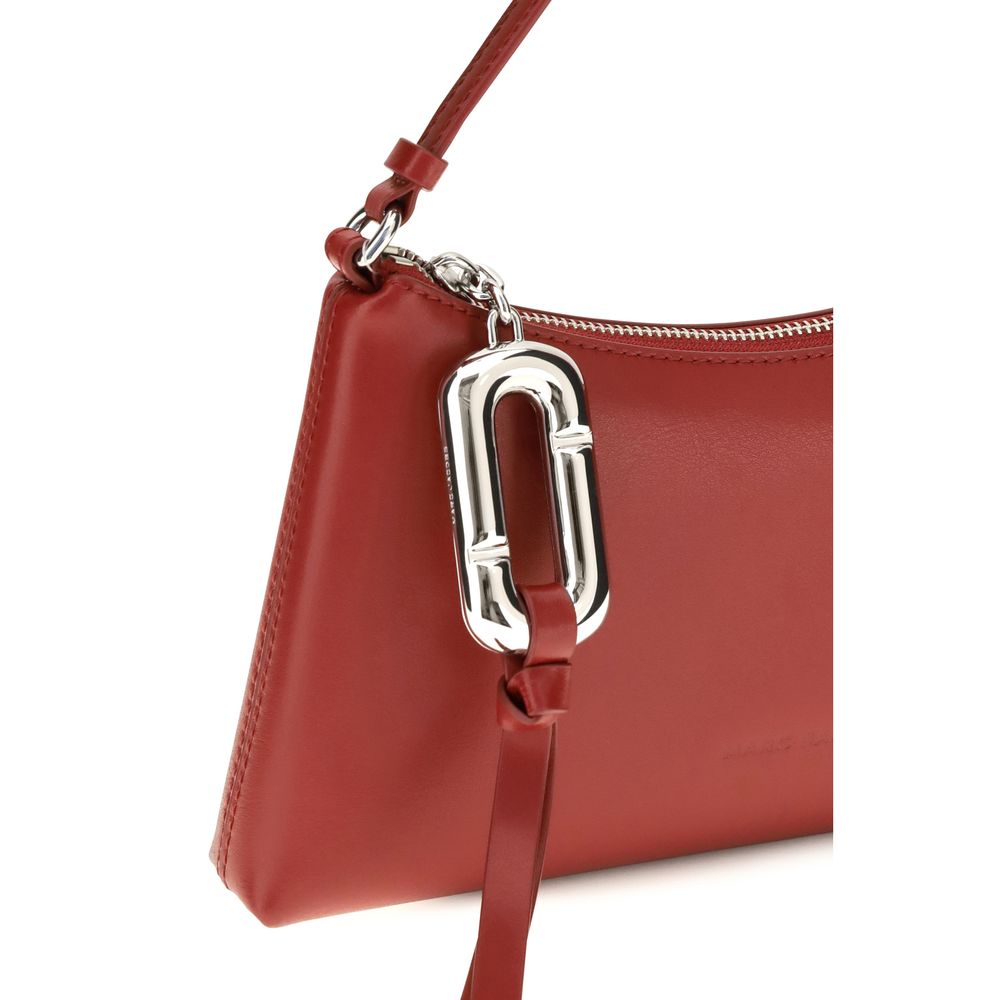 Marc Jacobs Red Calf Leather Bos Taurus Shoulder Bag