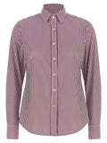 XACUS Bordeaux Polyamide Blouse