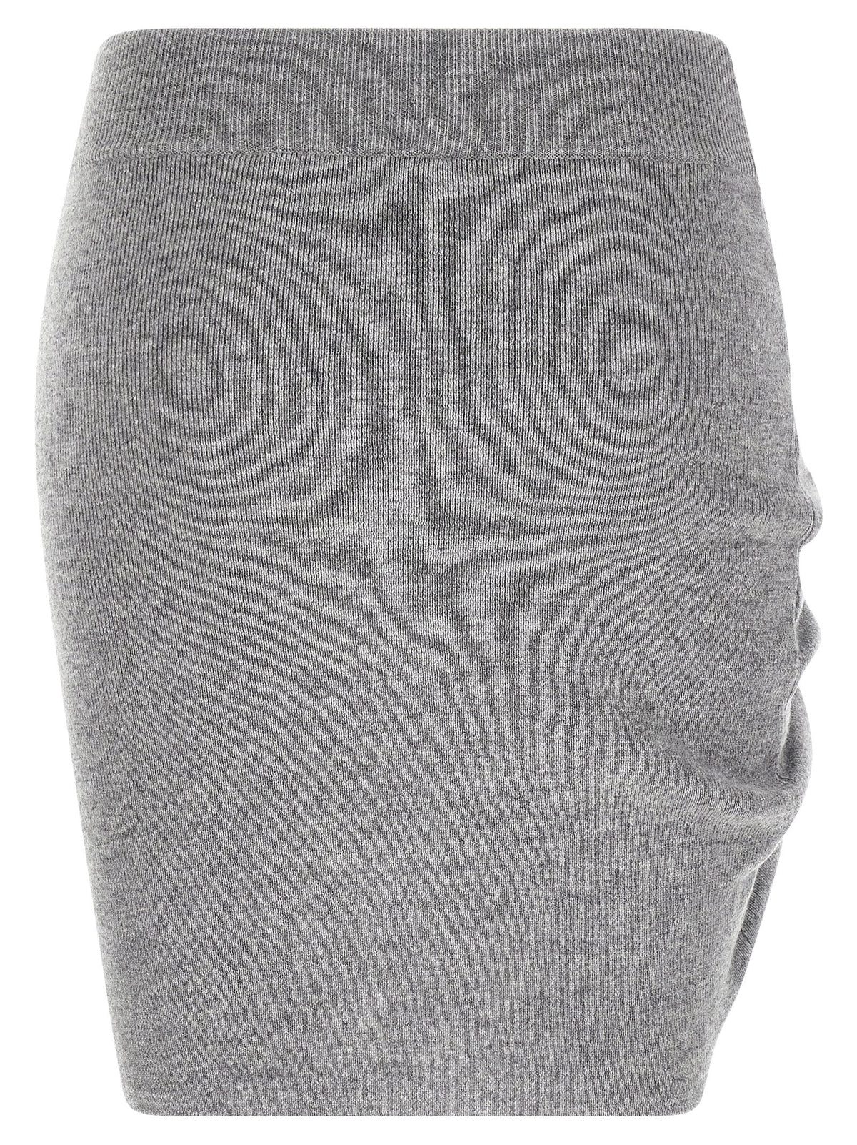 Giuseppe Di Morabito Gray Virgin Wool Long Skirt