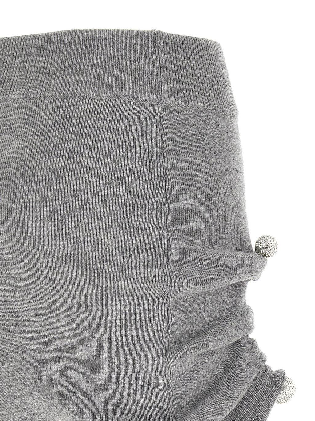 Giuseppe Di Morabito Gray Virgin Wool Long Skirt