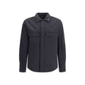LAMINAR Black Polyamide Full-Length Jacket