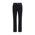 Dolce & Gabbana Black Cotton Straight-Leg Jeans