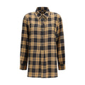 PINKO Beige Viscose Dress Shirt