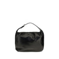 Brunello Cucinelli Black Calf Leather Bos Taurus Shoulder Bag