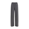 Miu Miu Gray Wool Oves Aries Casual Pants