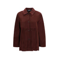 'S Max Mara Bordeaux Lamb Ovis Aries Leather Jacket
