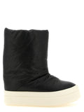 Rick Owens Bicolor Lamb Leather Boots