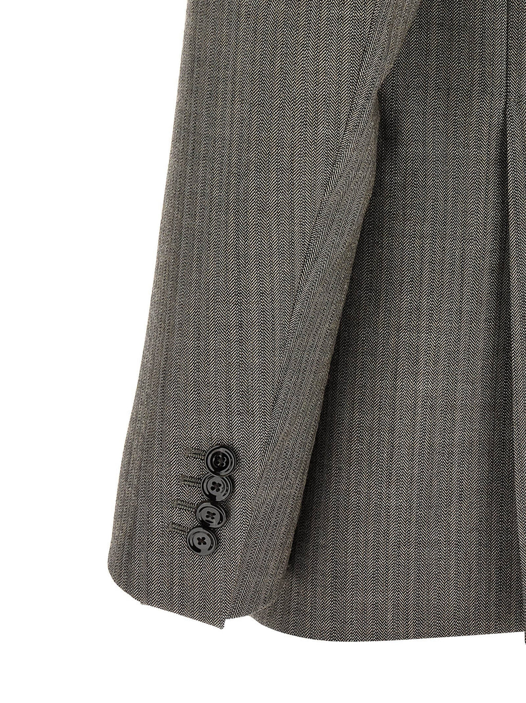 Lardini Gray Virgin Wool Two-Piece Suit